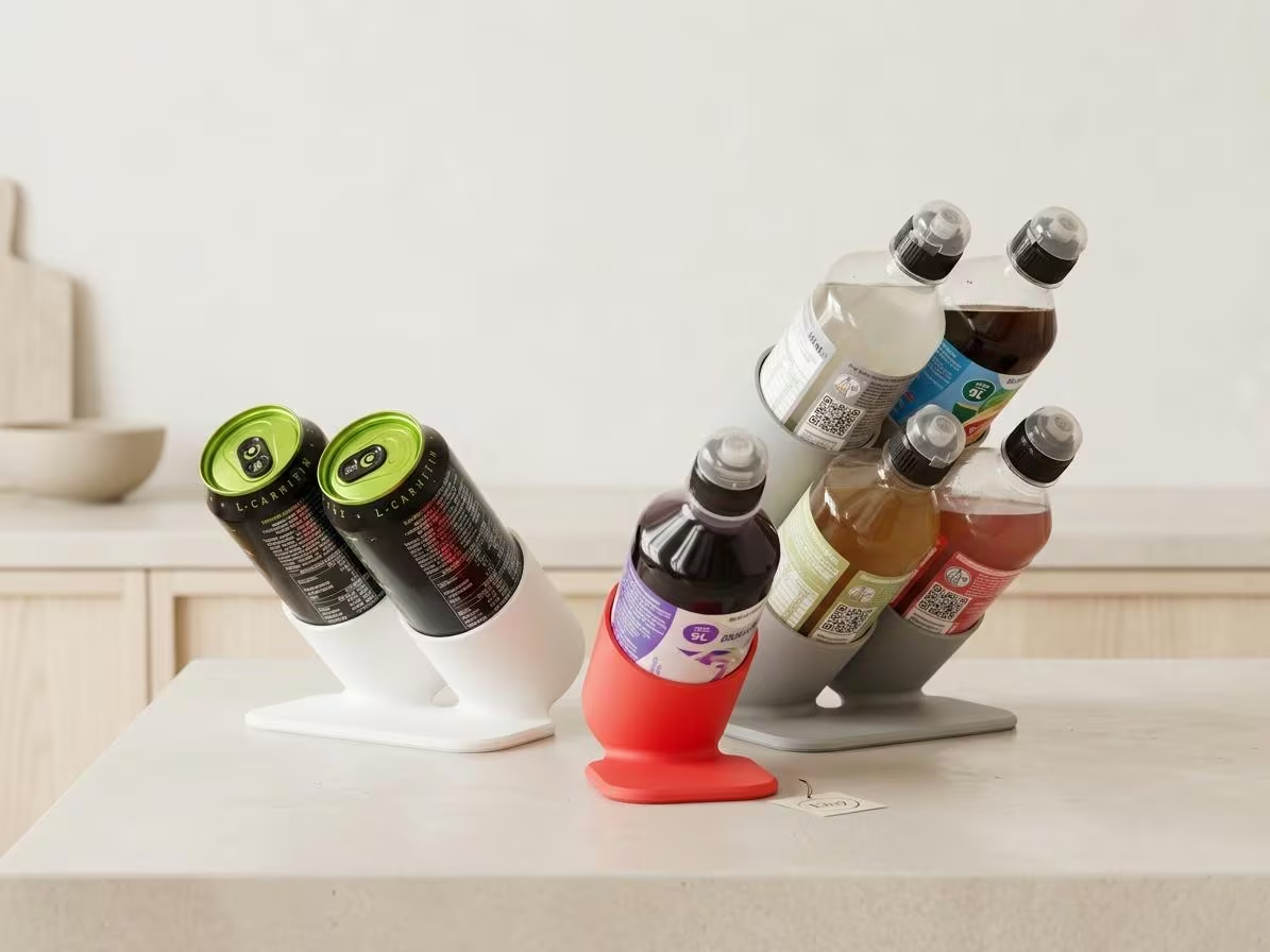 Halter für neue Sodastream Flaschen (optional für Dosen)