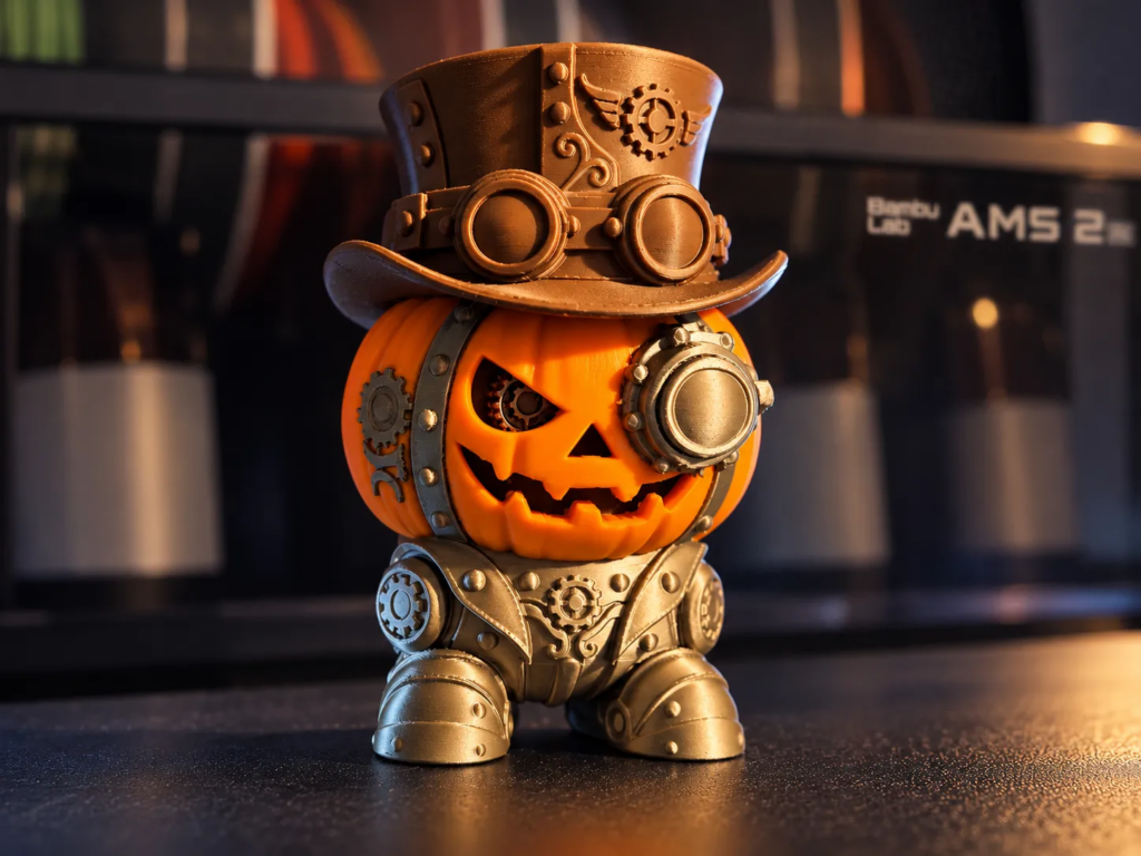 Steampunk Halloween Kürbis